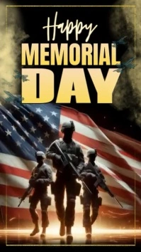 Memorial Day Digital Display (9:16) template
