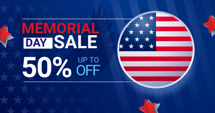 Memorial Day Discount Template | PosterMyWall