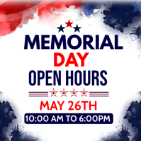Memorial Day Event Instagram Post Instagram-Beitrag template