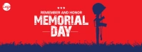 Memorial day facebook cover template