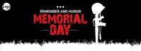 Memorial day facebook cover template