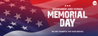 Memorial day facebook cover template