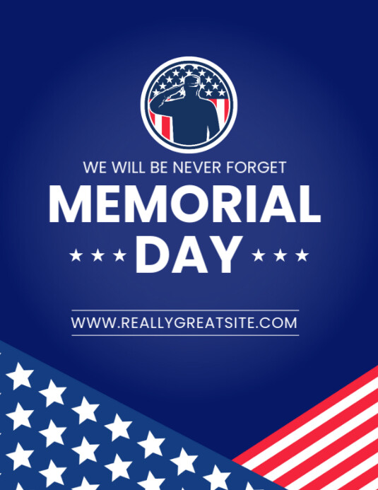 Memorial day flyer 2025 Template | PosterMyWall