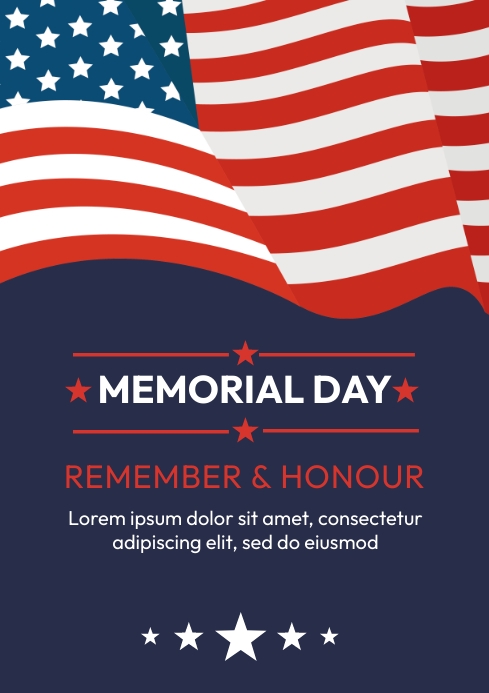 Memorial day flyer Template | PosterMyWall