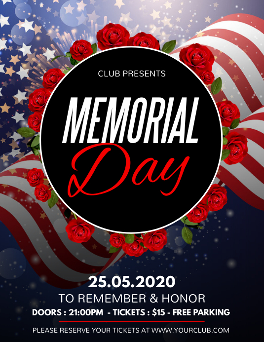 Memorial Day Flyer Template | PosterMyWall