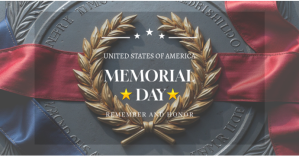 Brun Memorial day flyer Facebook begivenhed cover Template