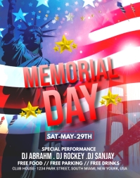 Memorial Day Weekend Flyer Template | PosterMyWall