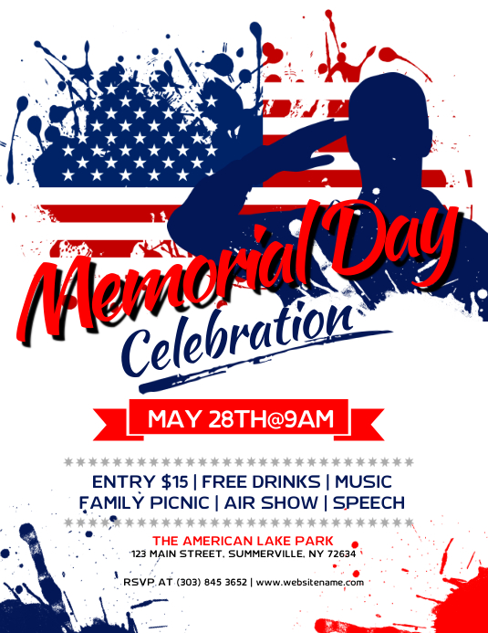 Customize 1,590+ Memorial Day Poster Templates PosterMyWall
