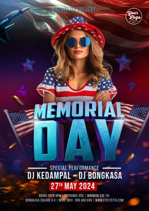 Memorial Day Flyer / Poster Template | PosterMyWall