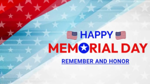 Hvid MEMORIAL DAY FLYER TEMPLATE Digitalt display