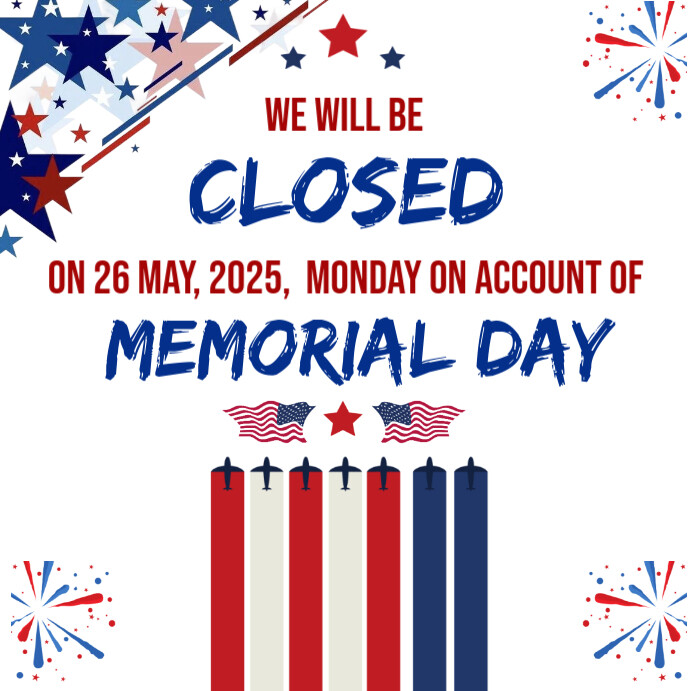 memorial day holiday Template PosterMyWall