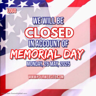 memorial day holiday poster Template | PosterMyWall