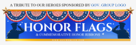Memorial Day Honor Flag Banner Template