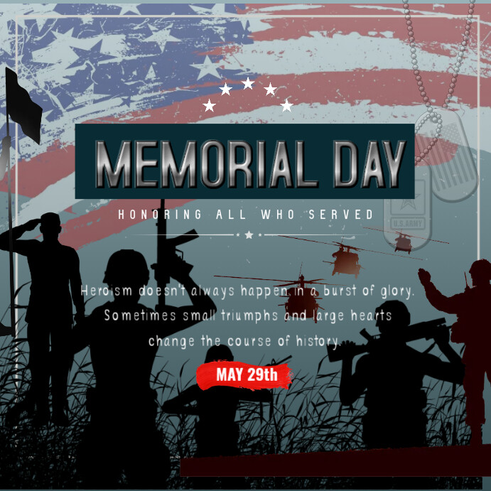 Copy of memorial day instagram post | PosterMyWall