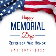 Memorial Day Instagram post. template