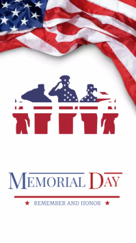 Memorial Day Instagram story template