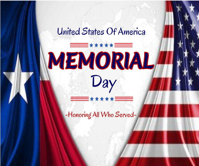 Memorial Day Medium Rectangle 2024 Template | PosterMyWall