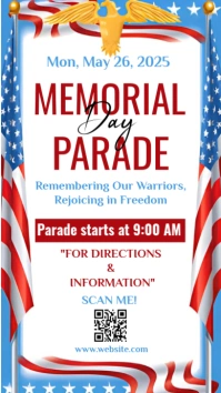 Memorial Day Parade Instagram Story template