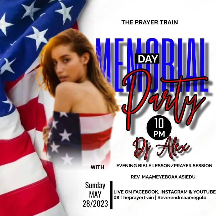 Memorial Day Party Template PosterMyWall