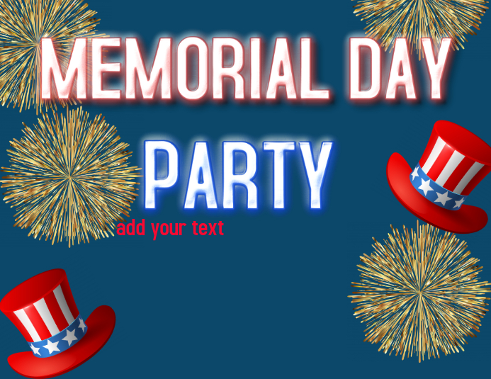 MEMORIAL DAY PARTY EVENT Template PosterMyWall