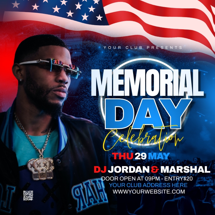 Copy of MEMORIAL DAY PARTY FLYER | PosterMyWall
