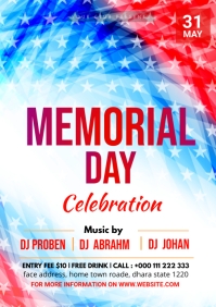 Memorial Day Party Flyer Template | PosterMyWall