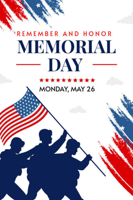 Memorial day poster 2025 Template | PosterMyWall