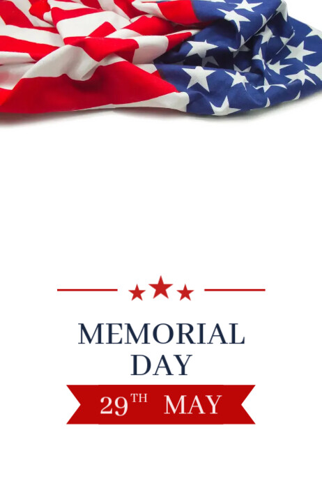 Memorial Day Poster Template PosterMyWall