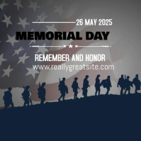 MEMORIAL DAY POSTER Logo template