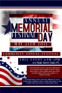 customizable design templates for memorial day sale postermywall