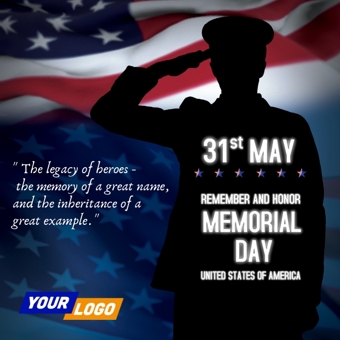 Memorial Day Quote Template PosterMyWall