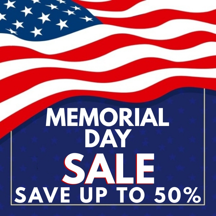 MEMORIAL DAY RETAIL SALE EVENT TEMPLATE PosterMyWall