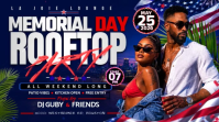 Memorial Day Rooftop Party YouTube Duimnael template