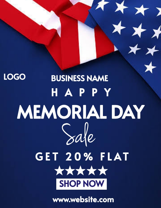 Memorial day sale Template PosterMyWall