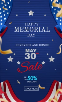 Memorial Day Sale US Legal template