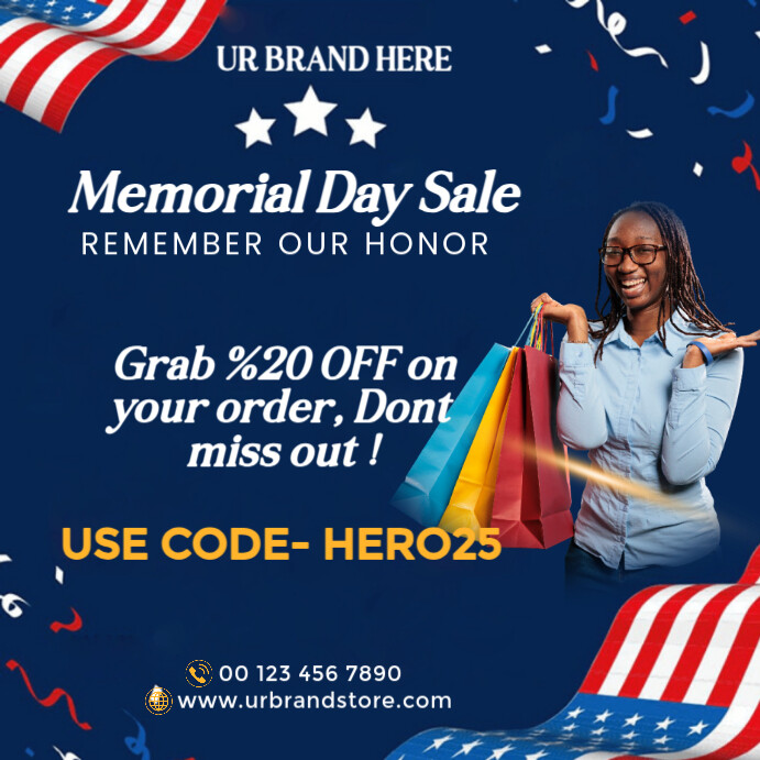 Copy of Memorial Day sale | PosterMyWall