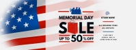 Memorial Day Sale Facebook Cover Photo template