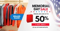 Memorial Day Sale Facebook Post template
