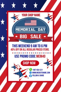 Memorial Day Weekend Flyer Template | PosterMyWall