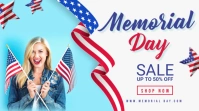 Memorial day sale twitter post template
