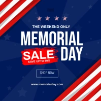 MEMORIAL DAY SALES Instagram-opslag template