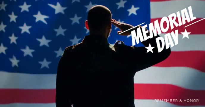 Memorial Day Template Imagem partilhada do Facebook