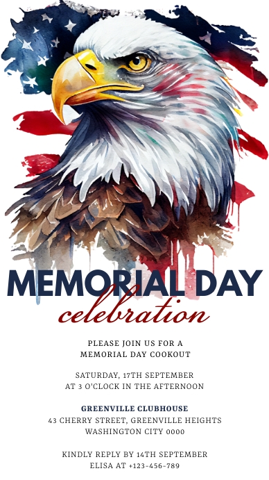 Memorial Day Template PosterMyWall