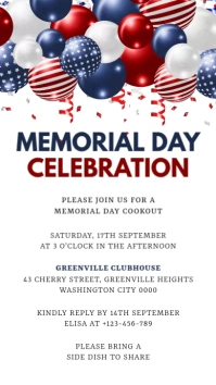 Memorial Day Template Instagram Story