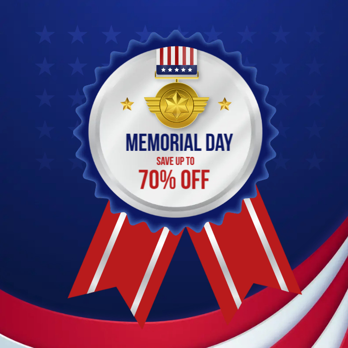 Memorial Day Template Logo