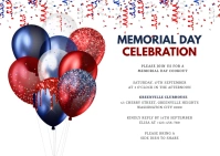 Memorial Day Template Postcard