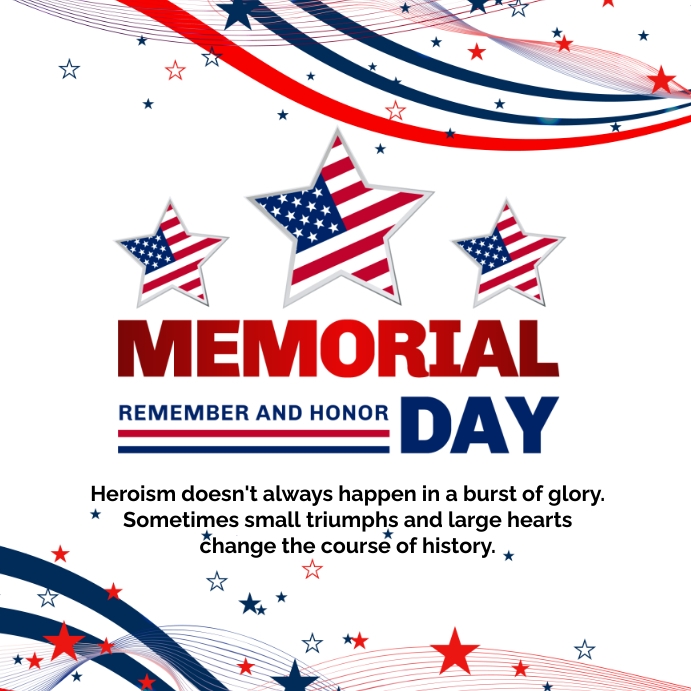 Copy of Memorial Day Template Instagram Post | PosterMyWall