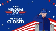 Memorial Day Twitter Post template