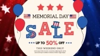 Memorial Day US Sale Ad Video template