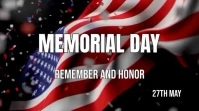 memorial day video Tampilan Digital (16:9) template
